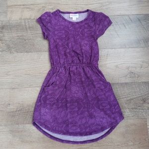 Little girls Lularoe dress purple